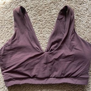 Whitney Simmons x Gymshark brown sports bra